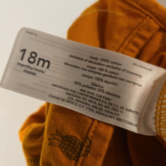 Carters Pineapple Bubble Romper 18mos - Picture 4 of 4